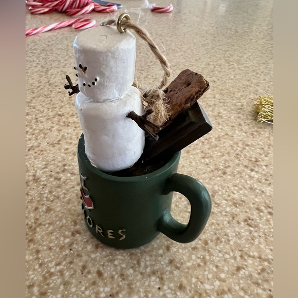 I love s’mores snowman in a cup ornament 4” - Picture 3 of 3